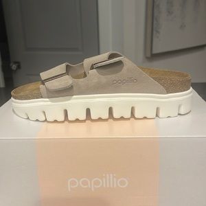 Arizona Papillio by Birkenstock in Taupe